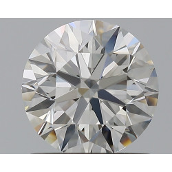 الماسة بشكل دائري بوزن قيراط واحد