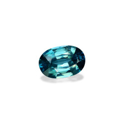 Ovale Blauwe Zirkoon van 4,46 karaat