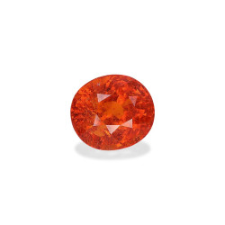 ovale oranje spessartiet van 11,52 karaat