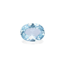 Ovaal geslepen Baby Blauwe Aquamarijn van 9,49 karaat