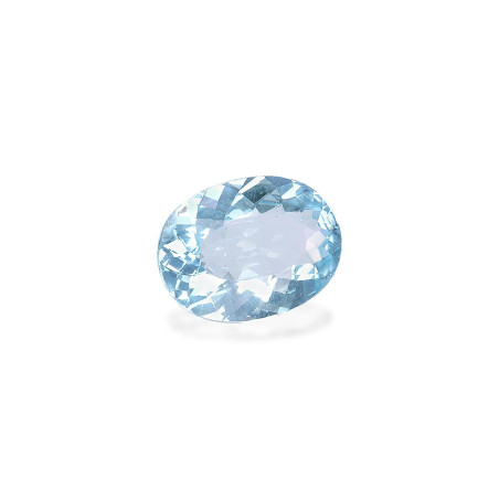 OVAL-cut Aquamarine Baby Blue 9.49 carats