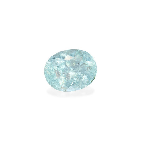 OVAL-cut Paraiba Tourmaline Baby Blue 8.09 carats