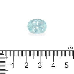 Ovale Paraiba Toermalijn Baby Blauw 8.09 karaat