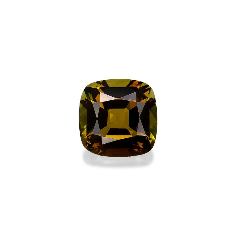 CUSHION-cut Cuprian Tourmaline Forest Green 1.73 carats