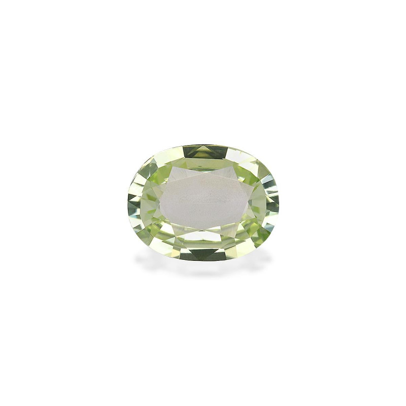 OVAL-cut Cuprian Tourmaline Lime Green 1.08 carats