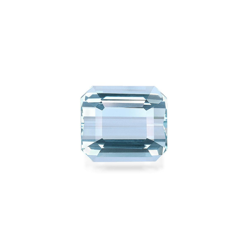 Aguamarina taille RECTANGULARE Baby Blue 4.35 carats