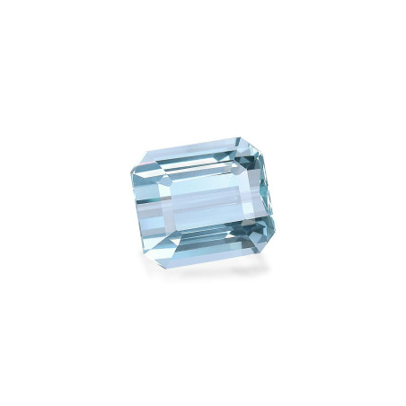 RECTANGULAR-cut Aquamarine Baby Blue 4.35 carats