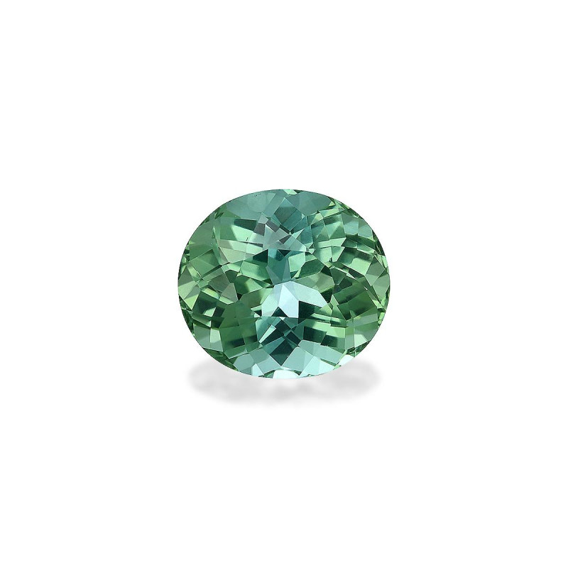OVAL-cut Green Tourmaline Green 5.38 carats