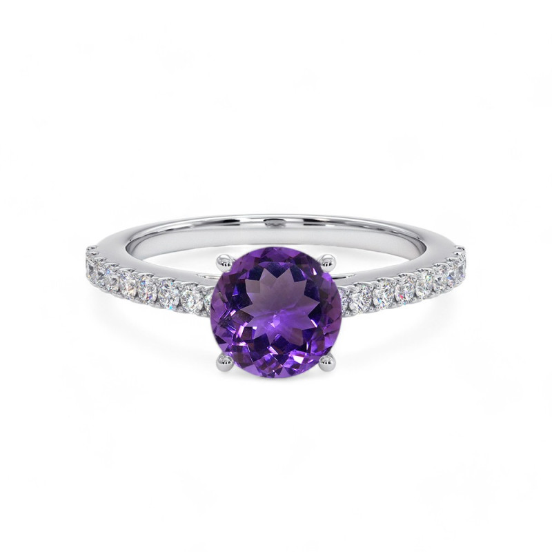 Celinni مجموعة المواليد من - Elle خاتم الجمشت ذكرى فبراير