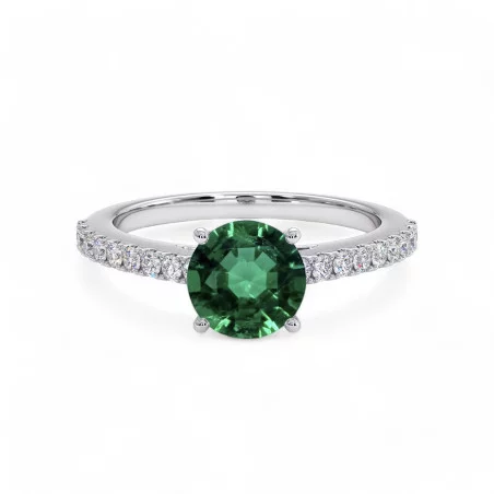Anillo de Aniversario MAYO Elle Esmeralda