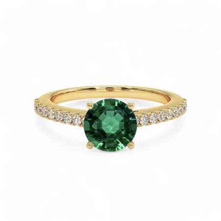 Geburtstags Ring MAI Elle Smaragd