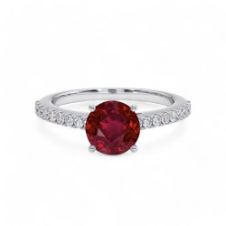 Celinni مجموعة المواليد من - Elle خاتم الياقوت الأحمر ذكرى يوليو