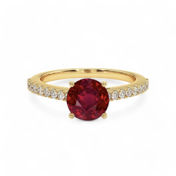 Celinni مجموعة المواليد من - Elle خاتم الياقوت الأحمر ذكرى يوليو