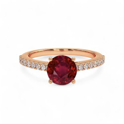 Celinni مجموعة المواليد من - Elle خاتم الياقوت الأحمر ذكرى يوليو