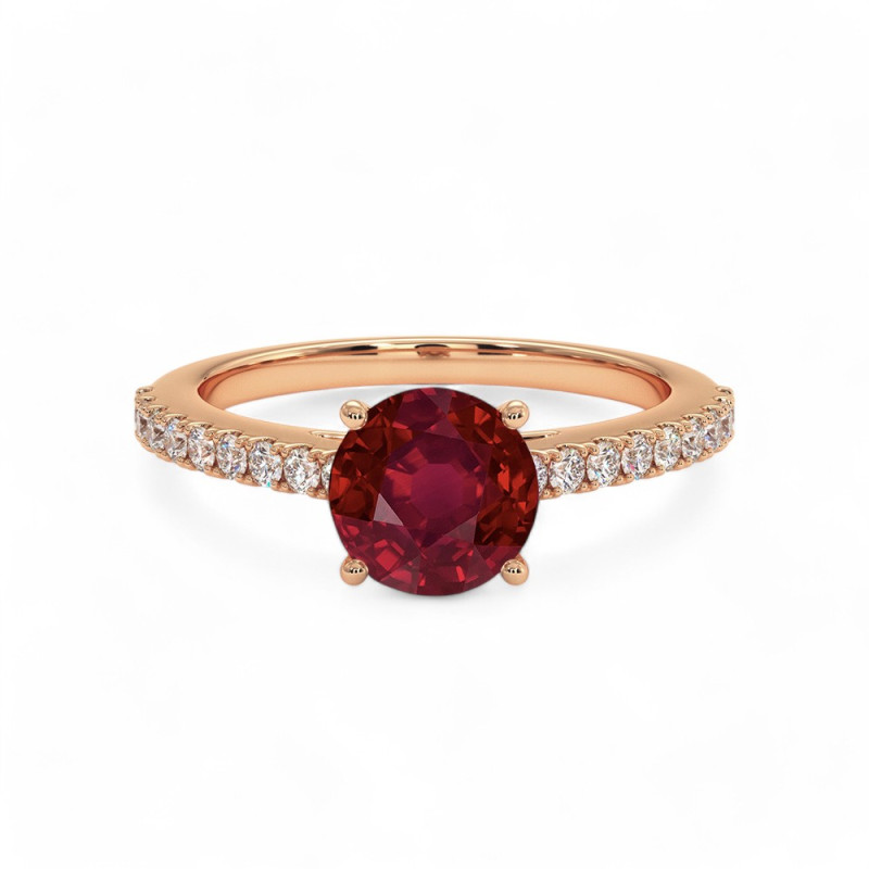 Celinni مجموعة المواليد من - Elle خاتم الياقوت الأحمر ذكرى يوليو