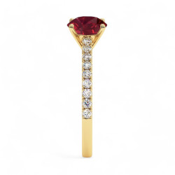 Celinni مجموعة المواليد من - Elle خاتم الياقوت الأحمر ذكرى يوليو