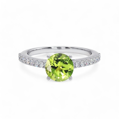 Bague Anniversaire AOÛT ELLE Péridot