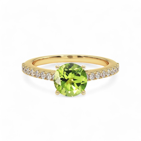 Verlobungs Ring AUGUST ELLE Peridot
