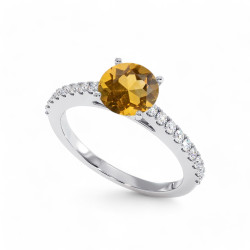 Celinni مجموعة المواليد من - Elle خاتم السيترين ذكرى نوفمبر