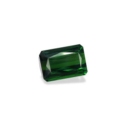 Rechthoekige Basil Green Tourmaline Chrome van 10,98 karaat