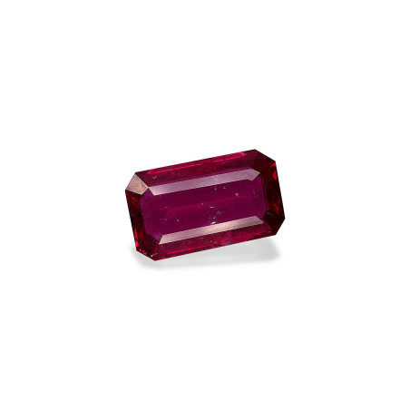 红碧榴石 taille 矩形的 红玫瑰 4.98 carats