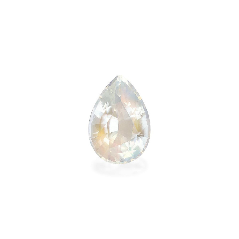 regenboog maansteen peervormig wit 4,22 karaat