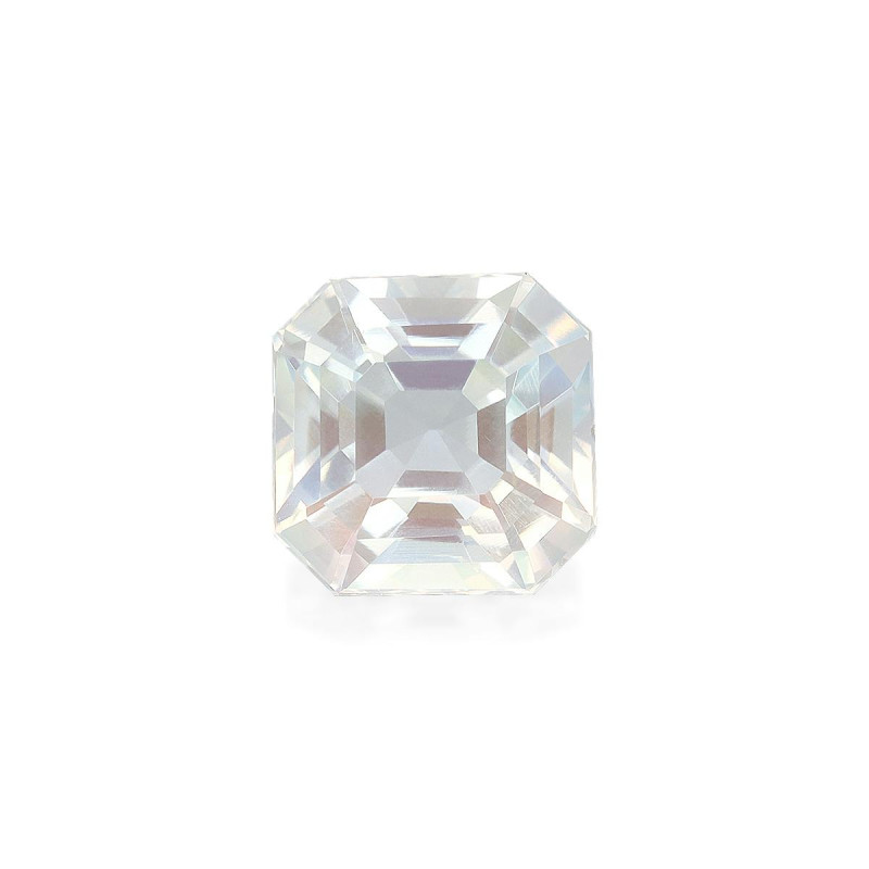 rainbow moonstone taille CARRÉ Blanc 2.88 carats