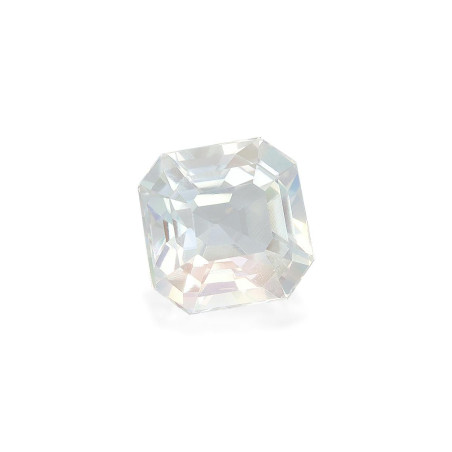 SQUARE-cut rainbow moonstone White 2.88 carats