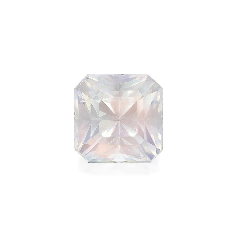 rainbow moonstone taille CARR&Eacute; Blanc 1.77 carats