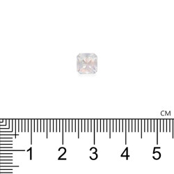 rainbow moonstone taille CARR&Eacute; Blanc 1.77 carats