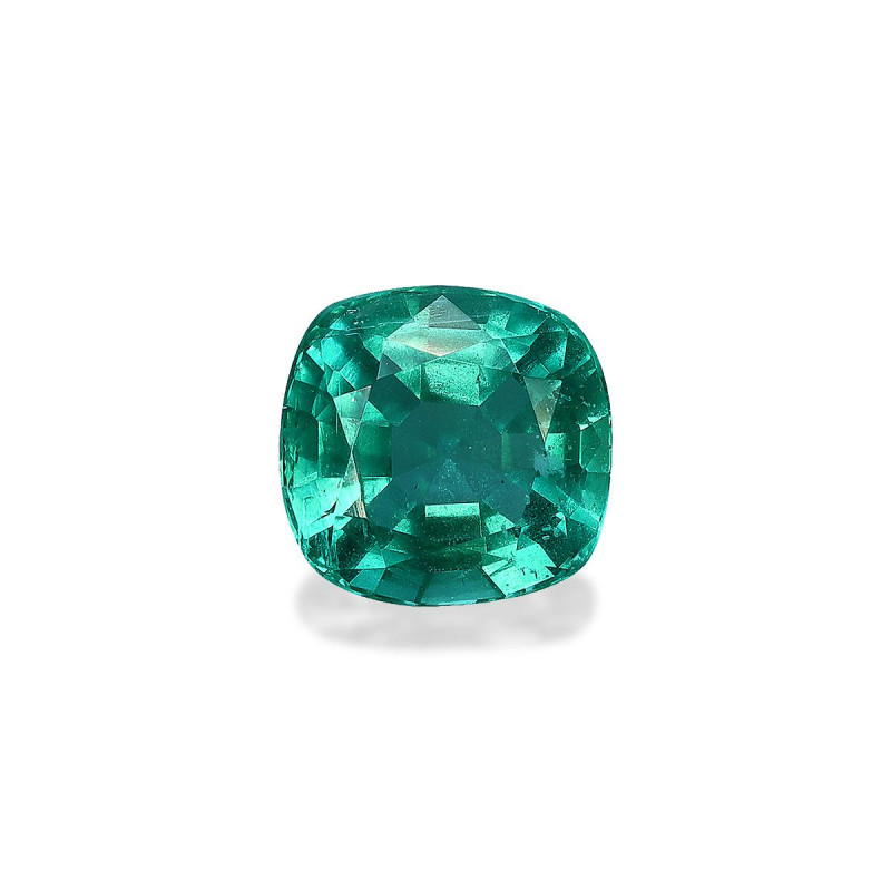 Esmeralda de Zambia taille COUSSIN Verde 1.14 carats