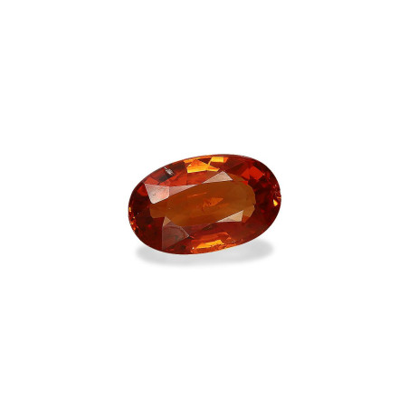 OVAL-cut spessartite Intense Brownish Orange 4.67 carats