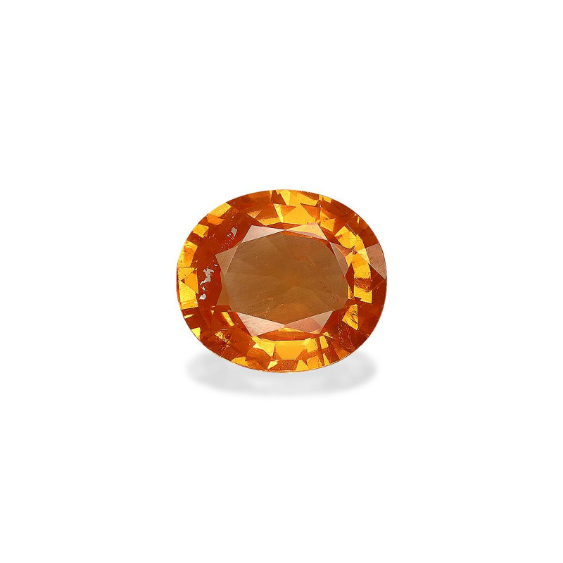 OVAL-cut spessartite Moderate Orange 4.11 carats