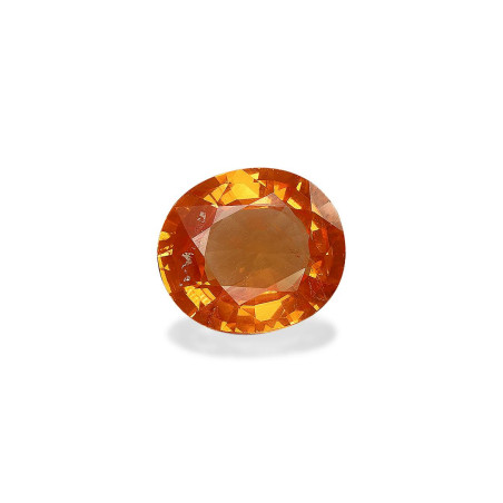 spessartite الحجم بيضاوي البرتقالي 4.11 