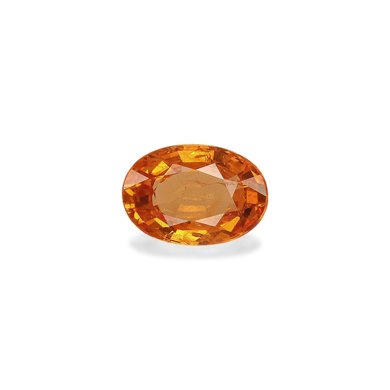spessartite الحجم بيضاوي البرتقالي 2.68 