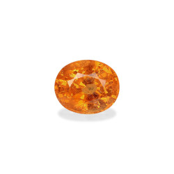 spessartite الحجم بيضاوي Intense Orange 3.88 