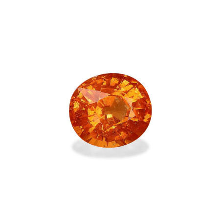 OVAL-cut spessartite Moderate Orange 7.54 carats