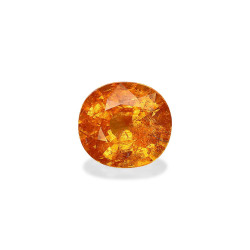 ovale oranje spessartiet van 8,83 karaat