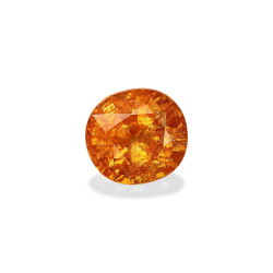 ovale oranje spessartiet van 8,83 karaat
