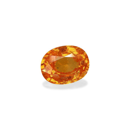 OVAL-cut spessartite Moderate Orange 6.34 carats