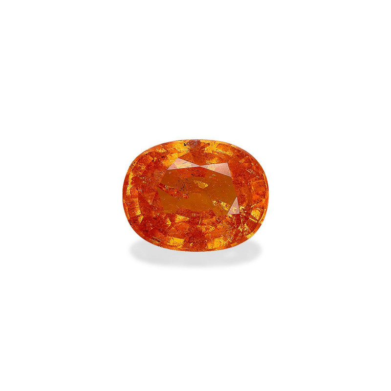 spessartite الحجم بيضاوي Moderate Orange 10.32 