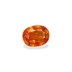 spessartite الحجم بيضاوي Moderate Orange 10.32 