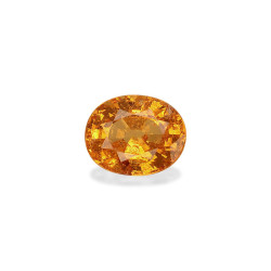 spessartite الحجم بيضاوي...