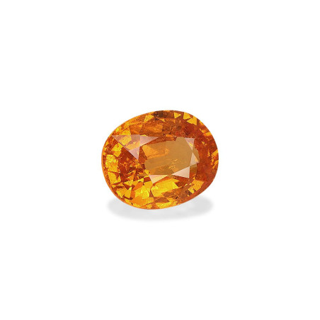 spessartite الحجم بيضاوي البرتقالي 4.73 