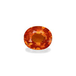 spessartite الحجم بيضاوي...
