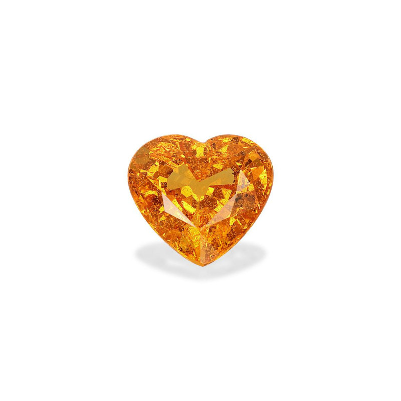 HEART-cut spessartite Orange 2.18 carats