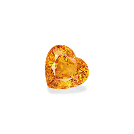 HEART-cut spessartite Orange 2.18 carats