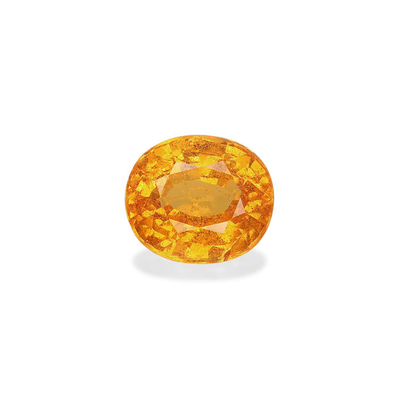 spessartite الحجم بيضاوي البرتقال Marigold 3.39 