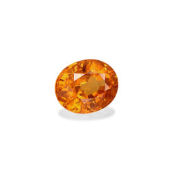 spessartite الحجم بيضاوي البرتقالي 3.13 