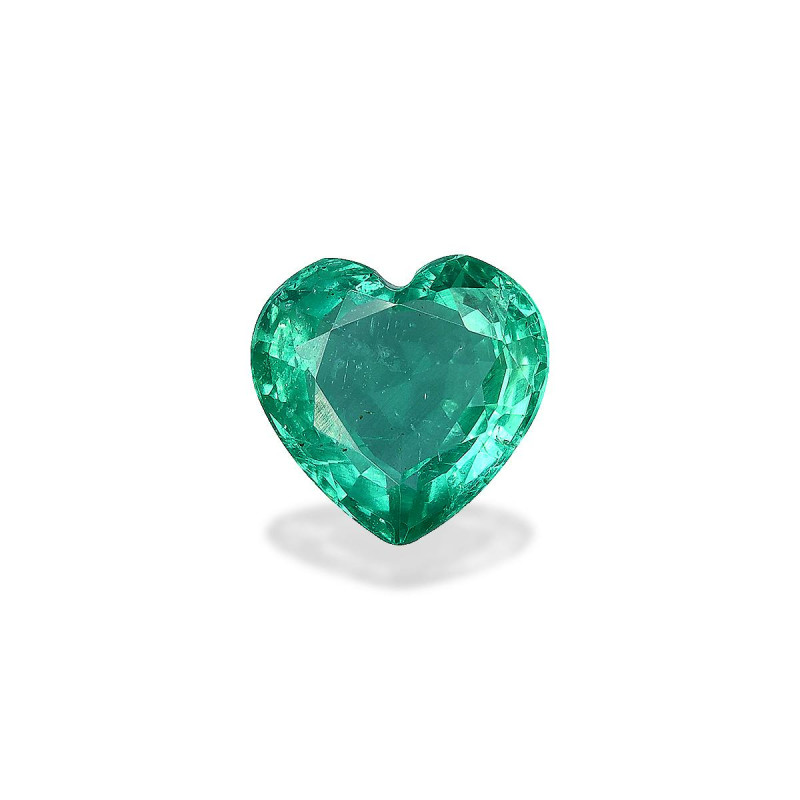 Esmeralda de Zambia taille COEUR Verde 1.41 carats